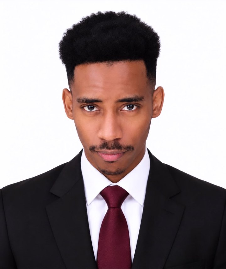 Portrait of Lucenture's managing principal in a dark suit and burgundy tie